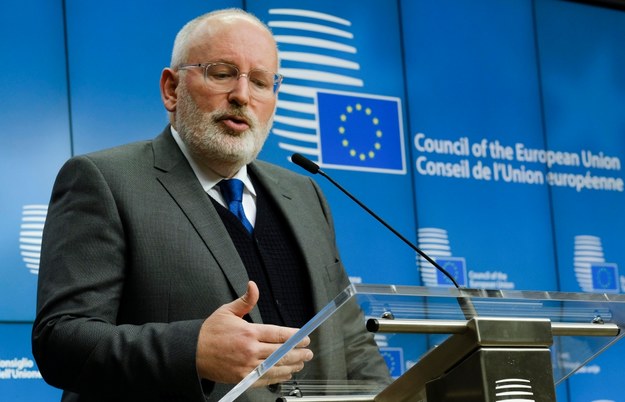 Wiceszef Komisji Europejskiej Frans Timmermans /OLIVIER HOSLET /PAP/EPA