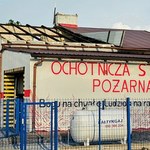 Wichura zerwała dach remizy OSP w Wielkopolsce