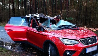 Wichury na polskich drogach: zmarł kierowca Seata