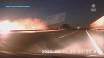 Wideo z wypadku na A1