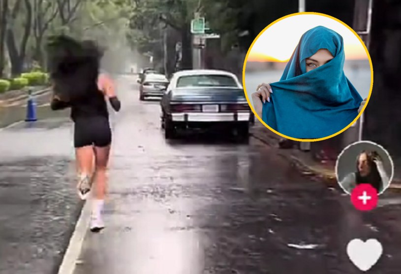 Widok biegnącej dziewczyny w stroju sportowym poruszył kobiety mieszkające w krajach muzułmańskich /Twitter