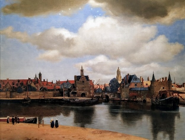 "Widok Delft" Johannesa Vermeera - muzeum Mauritshuis /Fot. Grzegorz Jasiński /RMF FM