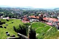 Widok miasta z najwyższego punktu Twierdzy Kłodzko 