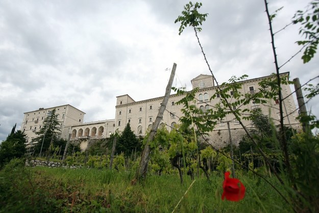 Widok na klasztor na Monte Cassino /Leszek Szymański /PAP