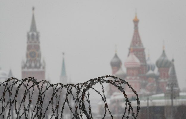 Widok na Kreml, Moskwa /YURI KOCHETKOV /PAP/EPA
