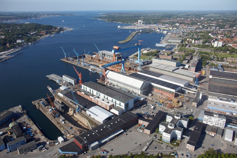 Widok na stocznię ThyssenKrupp Marine System w Kilonii /ThyssenKrupp Marine Systems  /INTERIA/materiały prasowe