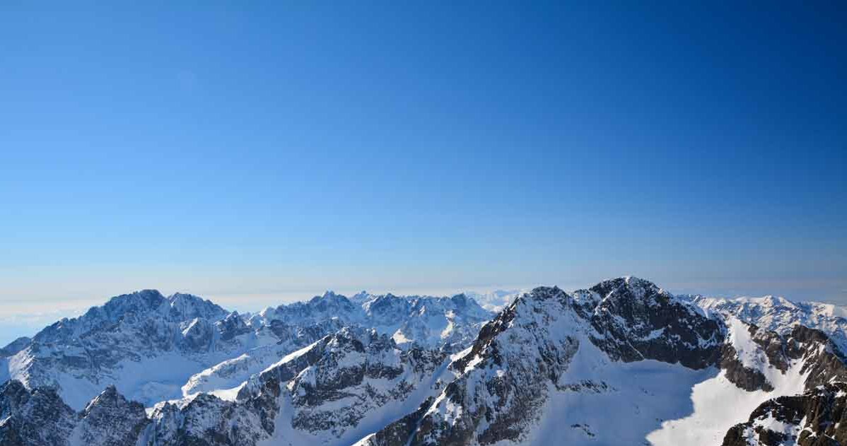 Widok na Tatry Wysokie.