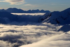 Widok na Tatry z Kasprowego Wierchu