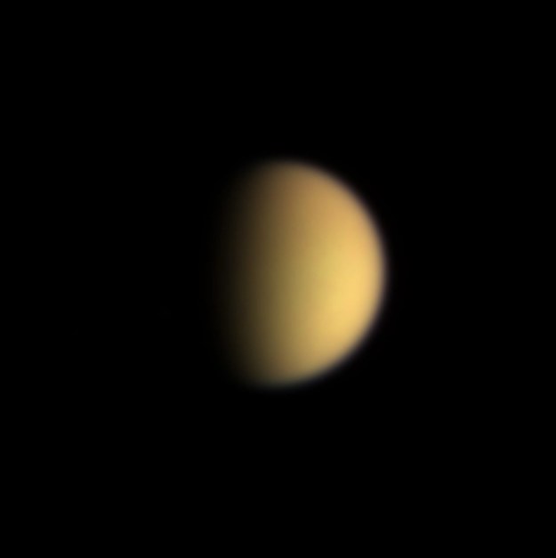 Widok Tytana sfotografowany przez sondę Cassini /NASA HANDOUT /PAP/EPA