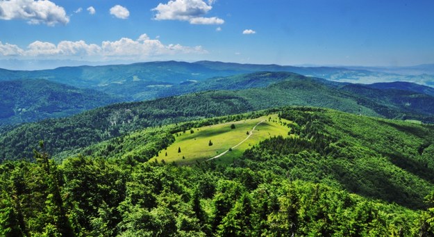 Widok z Mogielicy /Powiat Limanowski, fot. Patrycja Niezielska /Materiały prasowe