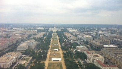 Widok z Monumentu Waszyngtona