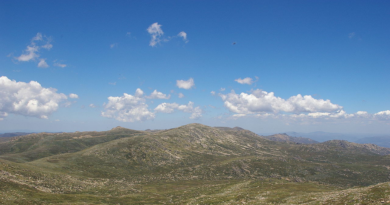 Widok z Mount Townsend w kierunku Góry Kościuszki /John Wormell/CC BY-SA 4.0 /Wikimedia
