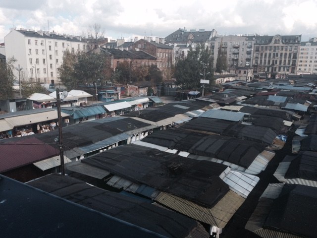 Widok z tarasu na słynny Bazar Różyckiego /Katarzyna Sobiechowska- Szuchta /RMF FM