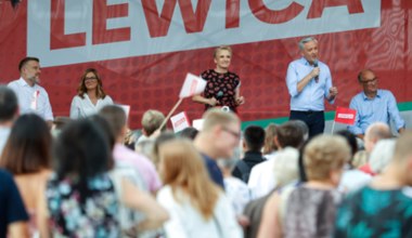 Wiec Lewicy. Robert Biedroń: Drogie babcie, zabierzcie wnuczkom dowody