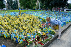 Wiec w Kijowie