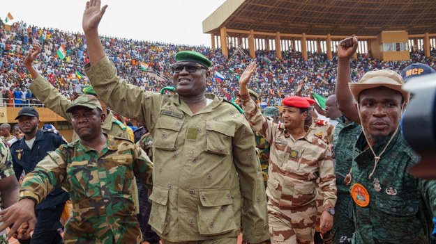 Wiec zwolenników puczu wojskowego w Nigrze /AA/ABACA/Abaca /East News