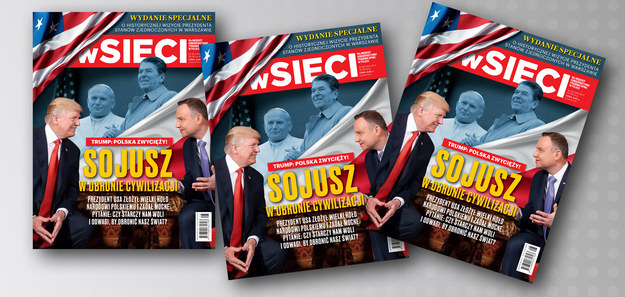 Więcej komentarzy po wizycie Trumpa w Polsce w najnowszym wydaniu tygodnika "wSieci" /wSieci /