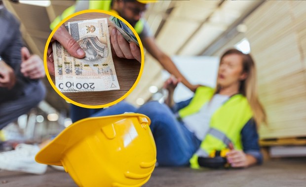 Więcej pieniędzy za wypadki w pracy. Sprawdź, ile teraz dostaniesz