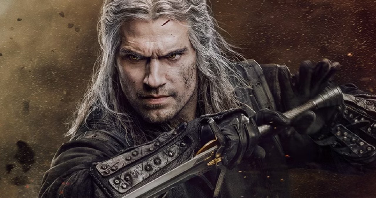 "Wiedźmin": Henry Cavill jako Geralt na plakacie promującym trzeci sezon /Netflix