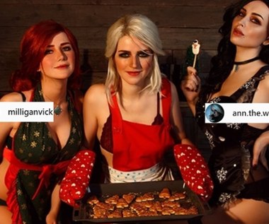 Wiedźmin: Świąteczny cosplay trzech bohaterek sagi