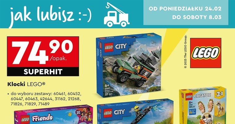 Większe zestawy LEGO w Biedronce /Biedronka /INTERIA.PL