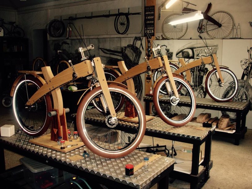 Większość elementów rowerów MUD wykonanych jest z drewna brzozowego /materiały prasowe