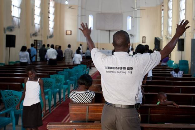 Większość mieszkańców Południowego Sudanu to chrześcijanie /AFP