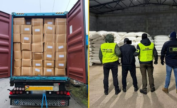 Wielka akcja służb na Mazowszu. 63 tony tytoniu - straty mogły sięgnąć 88 mln zł