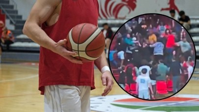 Wielka bójka podczas meczu koszykarskiego. Szokujące sceny [WIDEO]