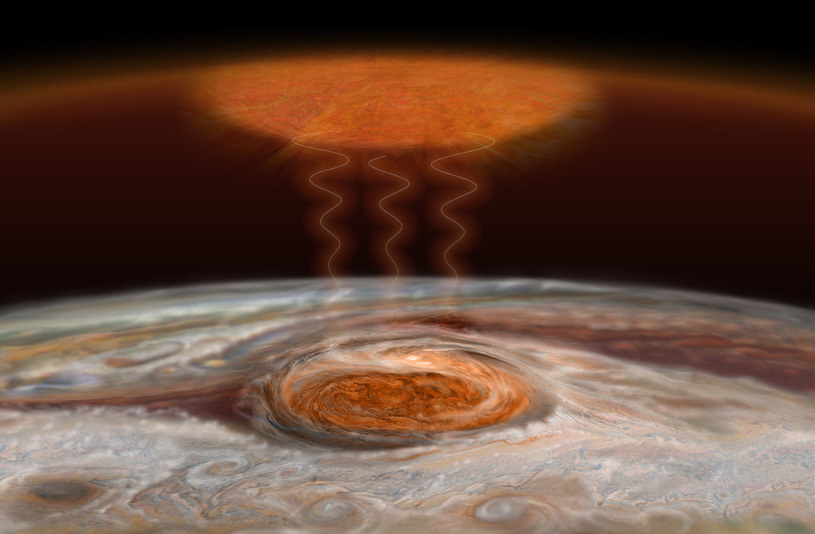 Wielka Czerwona Plama podgrzewa atmosferę Jowisza /materiały prasowe