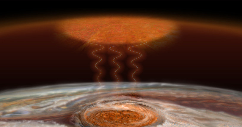 Wielka Czerwona Plama podgrzewa atmosferę Jowisza /materiały prasowe