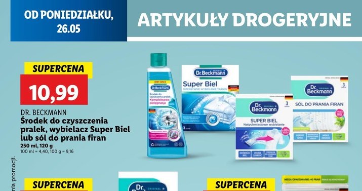 Wielka czystość za małe pieniądze – produkty Dr. Beckmann w Lidlu /Lidl /INTERIA.PL
