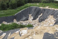 Wielka dziura w wale będzie załatana