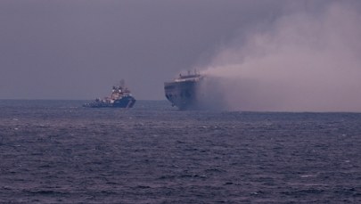 Wielka eksplozja. Płonie statek wyładowany gazem LPG