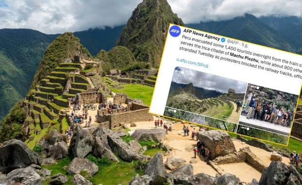 Wielka ewakuacja z Machu Picchu. Polacy wśród turystów