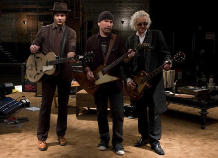 Wielka gitarowa trójka: Jack White, The Edge i Jimmy Page /