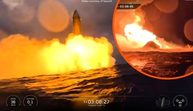 Wielka kula ognia na oceanie. Orbitalny lot Starshipa zakończony eksplozją