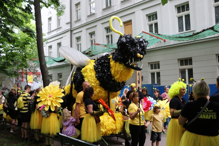 Wielka parada Smoków w Krakowie /Józef Polewka /RMF FM