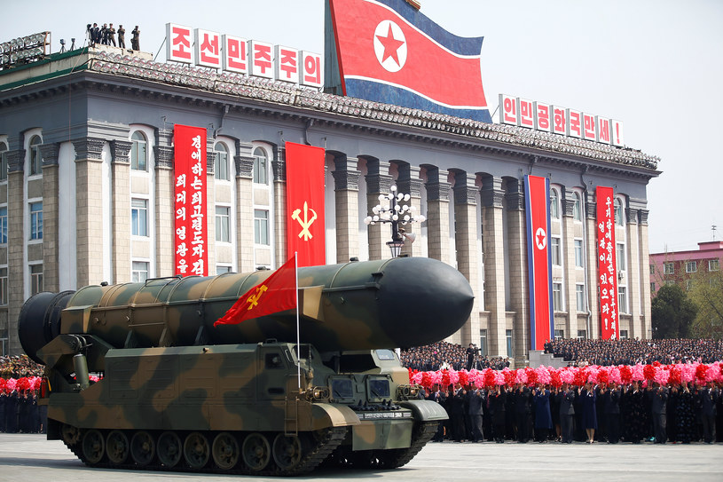 Wielka parada wojskowa w Korei Północnej, zdjęcie ilustracyjne /REUTERS/Damir Sagolj  /Agencja FORUM