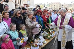 Wielka Sobota na krakowskim rynku