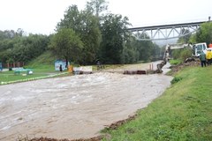 Wielka woda w Moszczance na Opolszczyźnie. Galeria