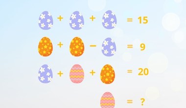Wielkanocna zagadka matematyczna dla bystrzaków. Czas rozruszać szare komórki 
