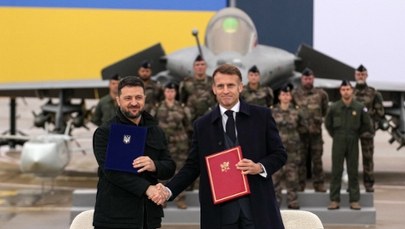 "Wielki dzień" dla Francji i Ukrainy. Podpis na płycie lotniska