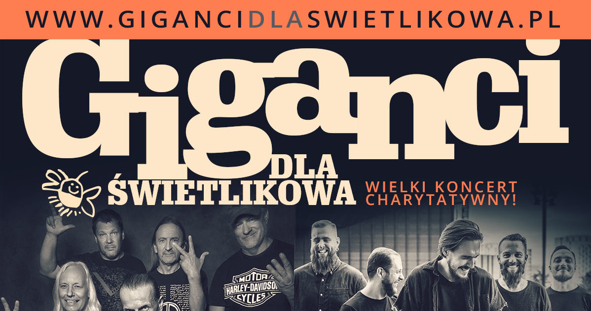 Wielki koncert charytatywny Giganci dla Świetlikowa w Spodku 23 marca 2018 r. /materiały prasowe