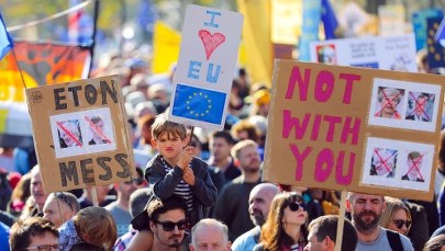 Wielki marsz przeciwników Brexitu w Londynie