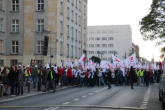 Wielki marsz związkowców w Katowicach