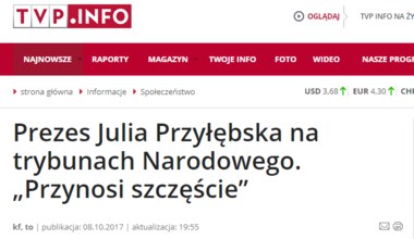 Wielki mecz Julii Przyłębskiej. Prezes TK awansowała na mundial