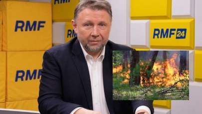 Wielki pożar na Mazowszu. "Sytuacja jest bardzo trudna. Ten dzień będzie krytyczny"