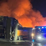 Wielki pożar odpadów pod Lublinem. Akcja może potrwać dni