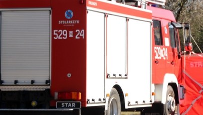 Wielki pożar składowiska opon w Krośnie Odrzańskim